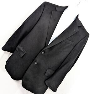 JOS. A. BANK! CASHMERE! 100% PURE LUXE, SOFT BLACK JACKET, BLAZER, COAT! SZ 40S